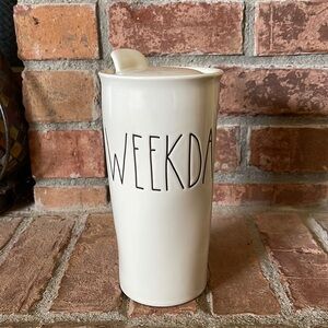 Rae Dunn Weekday Ceramic Tumbler